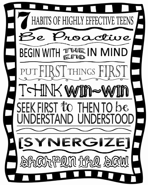 the 7 habits of highly effective teens by sean covey